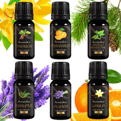 Aromaholik Serie - Essentiële Olie Set - Kwiatowy - Cytrusowy - Balsamiczny
