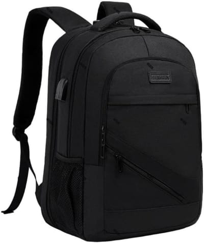 Veilige rugtas met USB-aansluiting voor laptops tot 17 inch