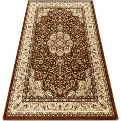 Kleden Rugsx Tapijt ROYAL AGY patroon 0521 bruin 150x300 cm