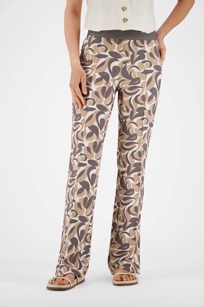 gardeur ZARIA-645621 – Slim Bootcut met print – Stijlvol en comfortabel