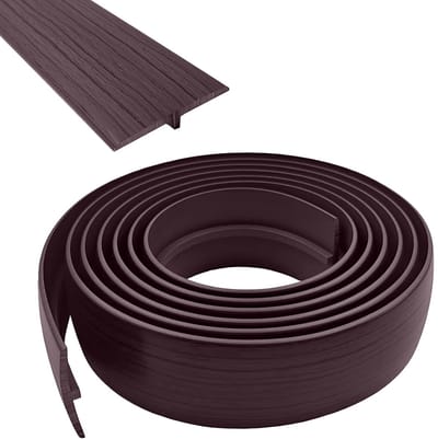 Zelfklevende T-Profiel Vloerovergangsstrip 50mm Breed - Flexibel PVC voor Laminaat, Hout en MDF