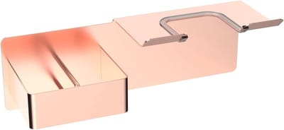Föhnhouder Muur - Haardroger Houder - Badkamer Organiseren - Zonder Boren - Universeel Model - Roségoud