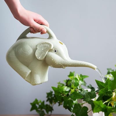 Olifantengieter - Decoratieve plantenpot - Planten water geven - Lange uitloop - 123 cm - Meerkleurig