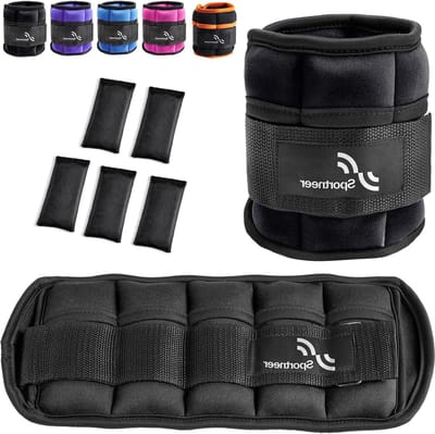 Verstelbare enkelgewichten - 023 kg tot 09 kg - enkelgewichten voor krachttraining