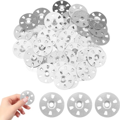 Set van 200 Wasringen en Tegelsteunen van 35 mm voor Lastverdeling, Isolatie en Bevestiging van Schroeven en Platen