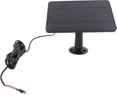 Zonnepaneel Deurbel - Solar Charger - Continue Stroom - IP66 Waterdicht - 10 Watt - Zwart