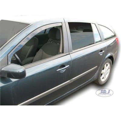 Déflecteurs d'air - J&J AUTOMOTIVE - Renault Laguna 2 - Fumé - Acrylique renforcé - Installation facile