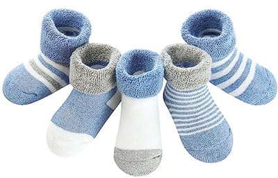 Warm thermosokken voor baby's - 5-pack katoen