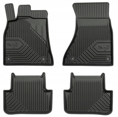 Frogum No.77 - Automatmatten passend voor Audi A4 B8 2007-2015 - 3D Korfmodel - TPE Rubber - Zwart