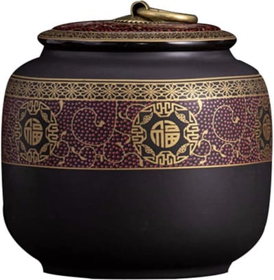 Winkrs | Thee bewaarpot Rood | Theedoos, voorraadpot | Keramiek