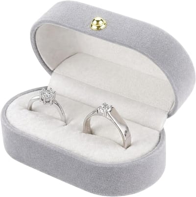 Elegante ringdoos voor huwelijksaanzoeken, trouwringen en sieradenopslag - Perfecte ringhouder voor speciale momenten