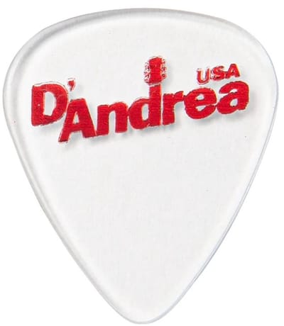 D'Andrea - Clear Acrylic - 351 Plectrum - 1.50 mm - 6-pack