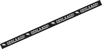 Afzetlint ''Geslaagd'' - 4 het moment! - 10 meter