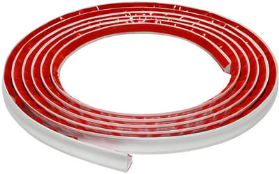 5m Flexibele Zelfklevende Kwartrondlijst, Waterdichte PVC-kwartrondlijst, Witte PVC-kwartrondlijst Van Kunststof Voor Muurvoegen, Maat S 12mm x 9