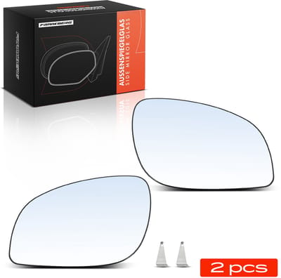Frankberg 2x Spiegelglas Buitenspiegel Voor voor Opel Signum Vectra C