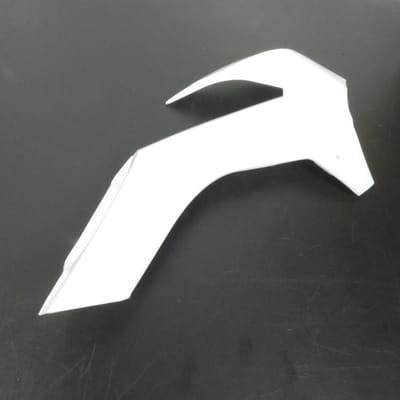 Écope droite Générique pour Pit bike Apollo Blanc 0410600202436 Neuf