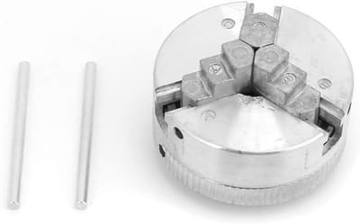 Mini Metaal Draaibank Accessoire met 3 Klauwen, Geschikt voor Diverse Draaibank Toepassingen, Diameter 12-65mm, Ideaal voor Precisiewerk en Klussen