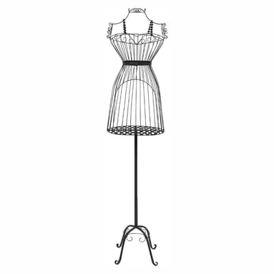 MIRA® Verstelbare Paspop - Etalagepop - Paspop - Zwart - 85 cm x 37cm x 30cm