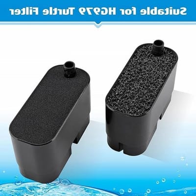12 Stuks Vervangende Aquarium Filter Spons voor Schildpadden - 6 Grove en 6 Fijne Pads, Ideaal voor Waterfilter en Aquatic Onderhoud