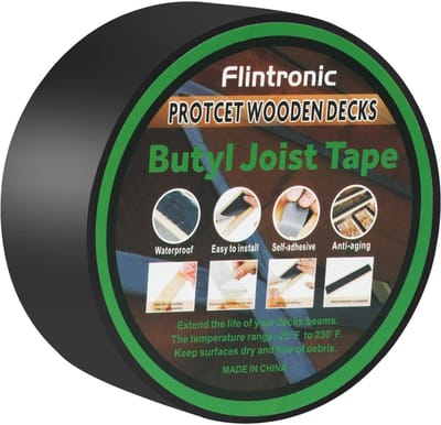 Dailygoods - Bitumen Tape - Zelfklevend Waterdicht - 5cm x 15m - Dakreparatie - Buitengebruik - Hoge Kwaliteit - Geschikt voor Daken - Zwart