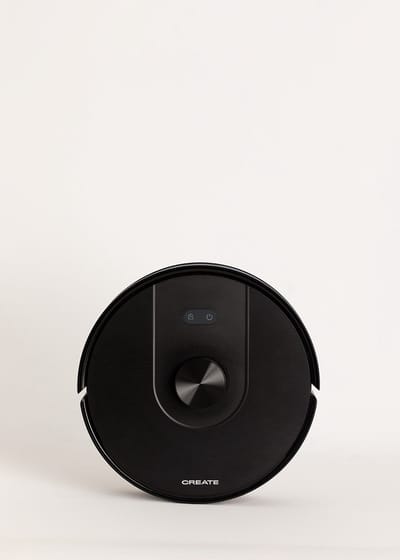 CREATE - Slimme robotstofzuiger 8000 Pa met dweilfunctie en optioneel automatisch leegstation - Zonder zelfreinigende basis - NETBOT LS80
