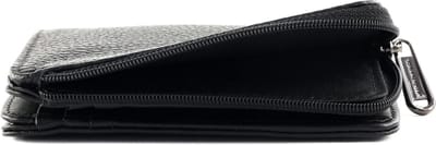 MANDARINA DUCK Leren portemonnee Mellow Wallet Nero zwart