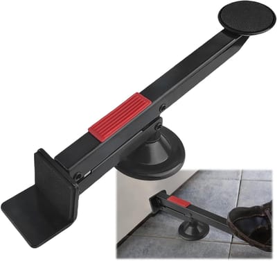 JGS Premium - Deurhek | Meubellift voor Staal Kamerdeuren | Compact 320 × 56 mm | Hefgereedschap | Antislip Voetbediend | Deurmontage (1)