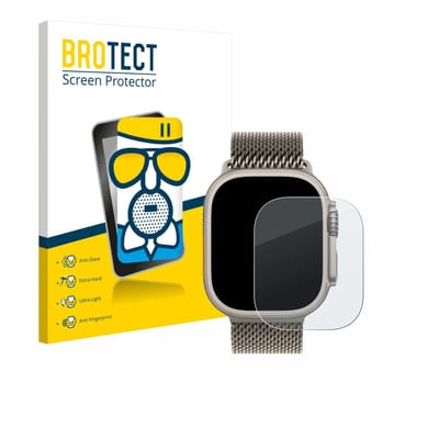 BROTECT - Screenprotector voor Apple Watch Ultra / Ultra 2 / Ultra 3 (49 mm) - Folie Beschermfolie Beschermglas matte