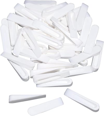 Tegelwiggen Set - Nivelleerhulpmiddel - Tegels Egaliseren - Herbruikbaar Plastic - 35 mm - Transparant