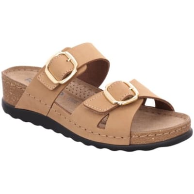 Rohde - 5430 - Dames slippers - Kleur: Wit/beige - Maat: 37