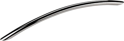 SOTECH Set van 10 meubelgrepen TONY BA 224 mm gepolijst chroom gebogen greep met hoogte 30 mm en diameter 10 mm