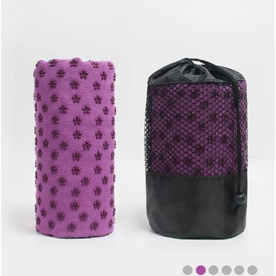 Serviette de Yoga Chaud Antidérapante Tapis de Pilates Couverture de Yoga Absorbante pour la Sueur Portable Tapis de Méditation Fitness Activités de Fitness Entraînement Utilisation Pratique