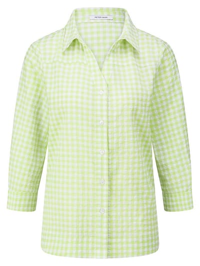Blouse 3/4-mouwen Van Peter Hahn wit