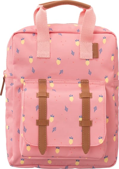 Fresk Kleine Rugzak voor kinderen 2-4 jaar - 4,7 L - Schooltas Kind Meisjes - Verstelbare Schouderbanden - Waterafstotende Rugtas - Roze - Summer Fruit
