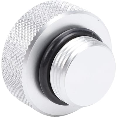 Motorfiets Motorolie Vulschroef Afdekking Plug CNC6063 Aluminium Vervanging voor Continental 650 GT 650 2019 2024 Zilver zilver