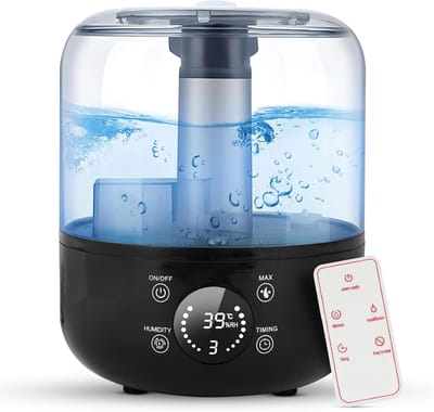 Luchtbevochtiger - Luchtbevochtiger Slaapkamer - Luchtbevochtiger Babykamer - 3 Liter - Ultrasone Luchtbevochtiger - Gemakkelijk Schoon Te Maken - Voor Baby'S En Kinderen, Geschikt Voor AllergieëN, Sinussen En Een Droge Huid