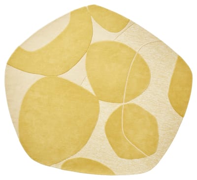 Brinker Carpets Bolsena Lago Wild Wonder Vloerkleed - 225 x 250 cm - Geel - Organisch - Wol - Eetkamer, Woonkamer - Geometrisch, Abstract - Modern