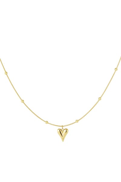 Yehwang - All for Love Ball Chain Ketting - goudkleurig