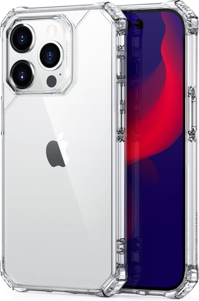 ESR Doorzichtig Hoesje geschikt voor Apple iPhone 14 Pro Telefoonhoesje Hardcase | ESR Air Armor Backcover Shockproof | Doorzichtig Telefoonhoesje iPhone 14 Pro | Schokbestendig iPhone 14 Pro Telefoonhoesje | Anti Shock Proof - Transparant