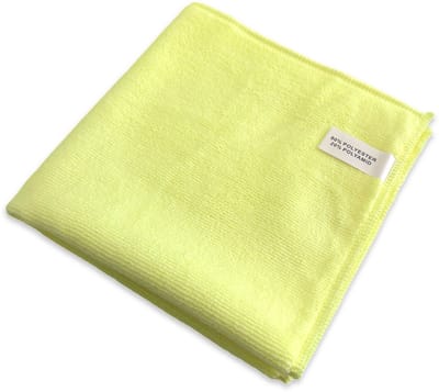 Axiom Pronet 250 stuks microvezeldoekjes geel - zware kwaliteit 40x40cm. - professionele schoonmaakdoeken - voordeelverpakking