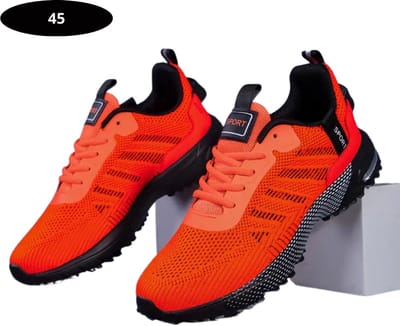 Bovista Tennisschoenen - Heren - Dames - Tenniskleding - Indoor - Outdoor - Mandarijnrood - Maat 45
