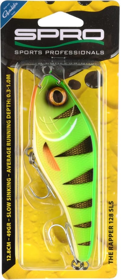 Spro rapper - 12.8 cm - UV firetiger