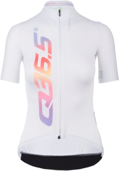 Q36.5 Lady Jersey short sleeve G1 Signature - Arcobaleno wit - L