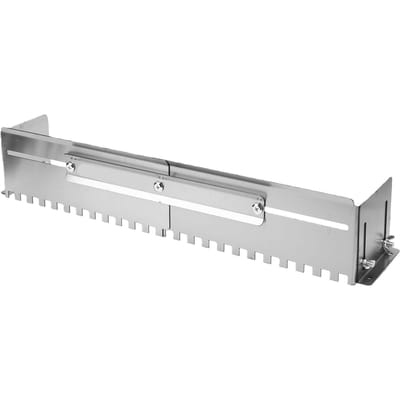Truelle carrée crantée 11,81 23,62 pouces Peigne à mortier réglable Outil de nivellement pour carrelage grand format avec bloc central 600 white