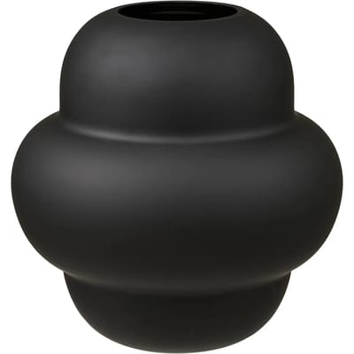 Ronja vaas Ø21cm zwart.
