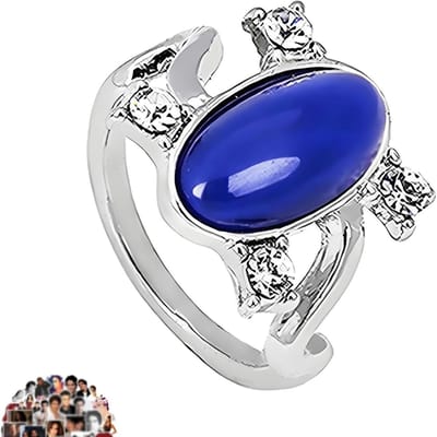 Vampire Diaries Sieraden Stickerset met Elena Saffierglas en Daglicht Ringen voor Fans, 21 Stuks