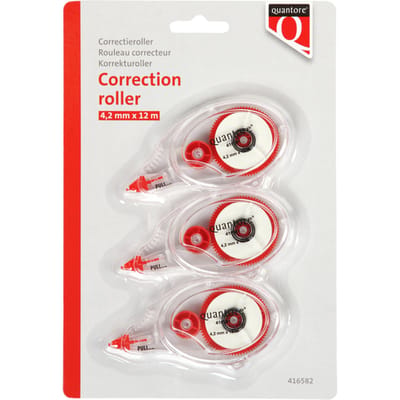 Correctieroller Quantore 4.2mm blister á 3 stuks