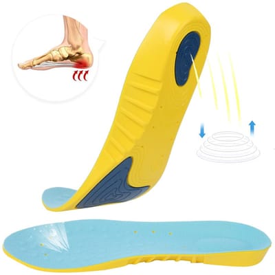 Buitensporten Kinderen Elastische Schoenen Binnenzool Ademend Schokabsorberend Deodorant Hardloopschoenen Demping voor Vrouw Man KinderenS(33 35) yellow