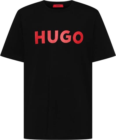 HUGO Dulivio Korte Mouwen Ronde Hals T-Shirt Heren - Black - XS