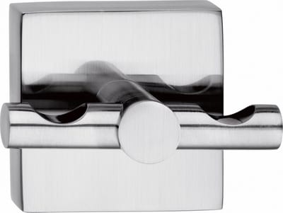 TESA Powerbutton Deluxe dubbele haak - vierkant - metaal - 8 kg